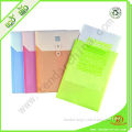 a4 plastic document wallet with elastic rope closure